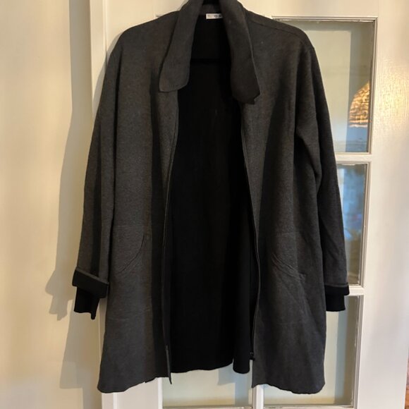 Ost cardigan / jacket with removable faux fur collar - Picture 10 of 10